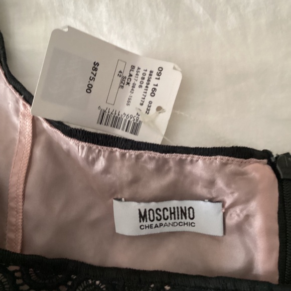 Moschino new with tags tank dress size 42/10 black with bolero jacket - Picture 5 of 16